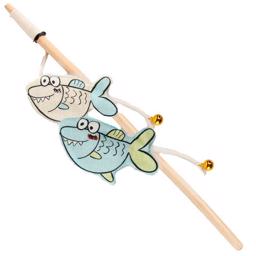 Allt för tassar Catoon Teaser för katten med fisk